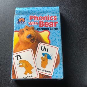Phonics with Bear speech therapy practice cards